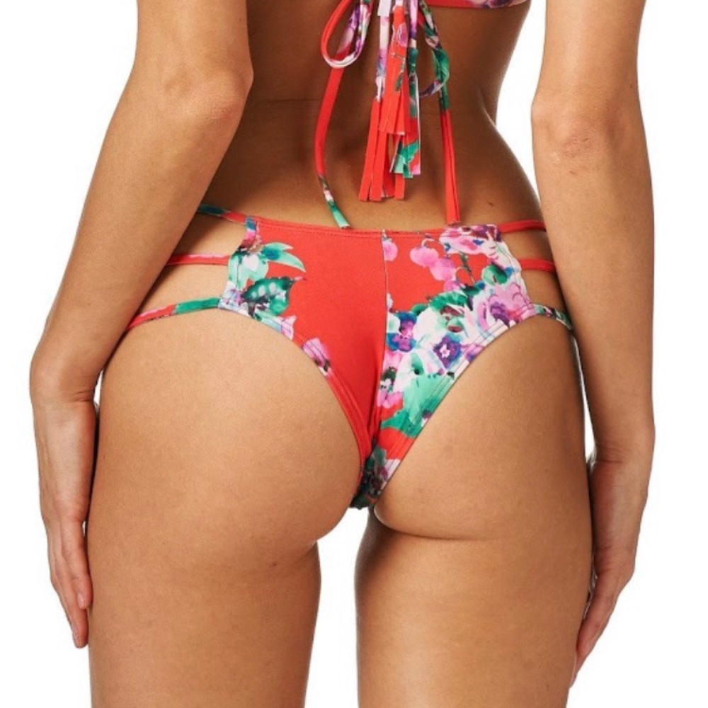 $78 MONTCE Swim Euro Strings Bikini Bottom Large